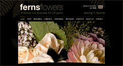 Desktop Screenshot of fernsflowers.co.uk